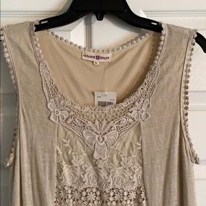 NWT Altar’a State Cream Dress Size Large